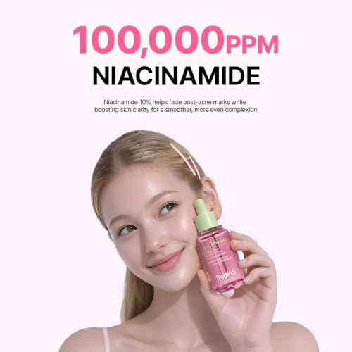 BeginS Glutathione Serum with Niacinamide & Alpha Arbutin for Brightening - 1 Fl Oz