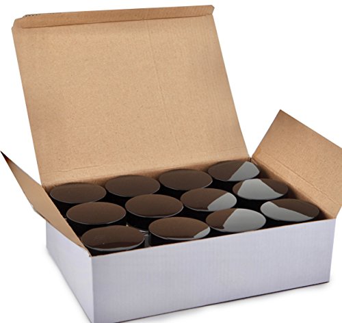 Glass Storage Jars with Lids and Inner Liners - 4 oz, 12 Pack