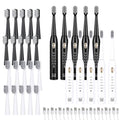 Electric Sonic Toothbrush Pack with 40 Replacement Heads & 5 Modes – Rechargeable & Waterproof