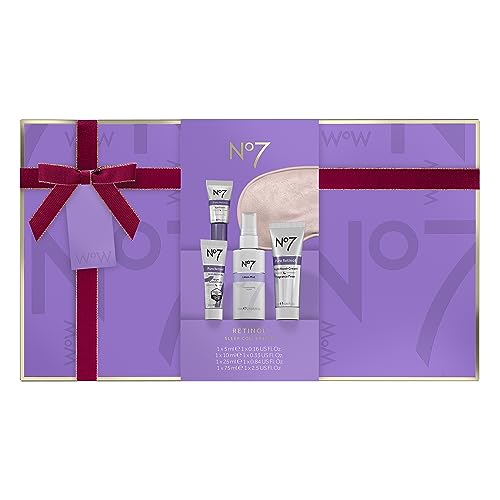Retinol Skin Care Set with Night Cream Eye Cream & Mask - Anti-Aging