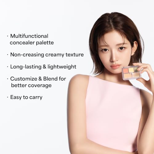 LUNA Conceal Blender Palette 01 Clear Cover - 5-in-1 Face Concealer