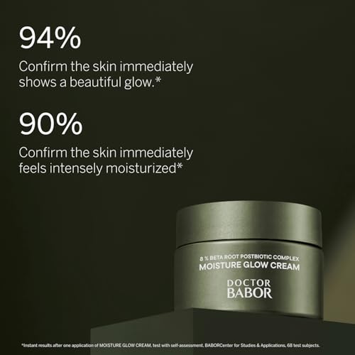 BABOR Microbiomic Moisture Glow Cream Travel Size - Beetroot Complex, Hyaluronic Acid