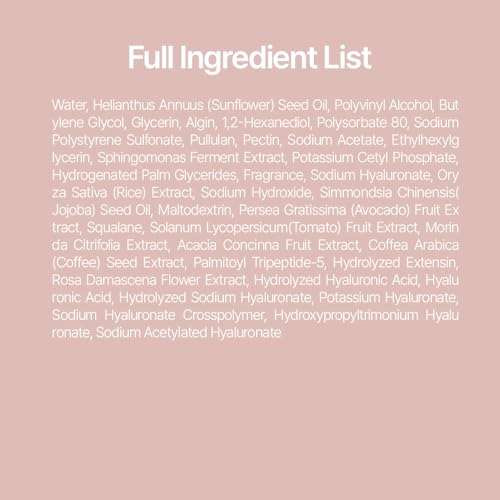 Farmstay Rice & Hyaluronic Acid Wrapping Face Mask - Peel Off Glass Skin Glow, Deep Hydration, 5.07 fl oz, Spatula Included
