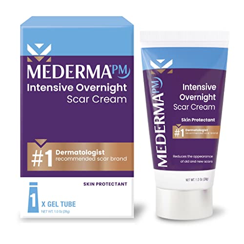 Mederma PM Intensive Overnight Scar Cream, Works with Skin's Nighttime Regenerative Activity & PM Intensive Overnight Scar Cream, Works with Skin's Nighttime Regenerative Activity