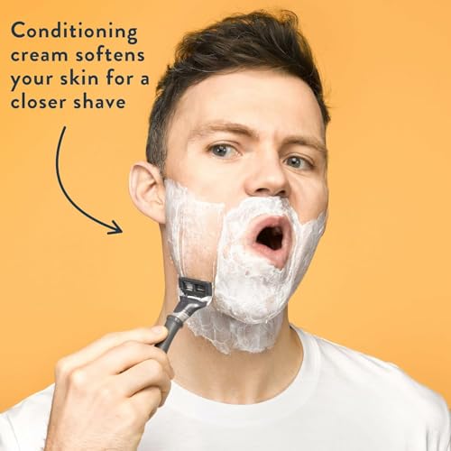Men's Shaving Cream with Eucalyptus - 2 Pack, 3.4 oz each, Smooth & Hydrating