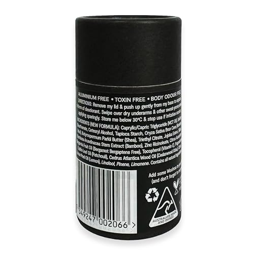 Woohoo! All-Natural Deodorant Paste Tux Extra Strength 2.1oz Eco Tube