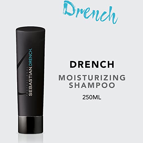 Sebastian Professional Drench Shampoo| Deep Moisturizing for Dry, Frizzy & Chemically Treated Hair