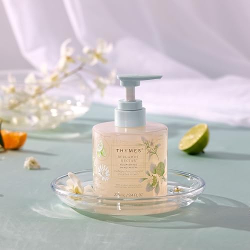 Nourishing Hand Wash - Bergamot Nectar Liquid Hand Soap for Bathroom & Kitchen - 9.4 fl oz