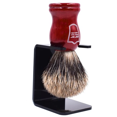 Long Loft 3-Band Pure Badger Shaving Brush with Rosewood Handle