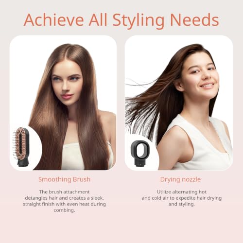 5-in-1 Hot Air Styler & Hair Dryer Brush - Ionic Multi-Styler with 5 Attachments