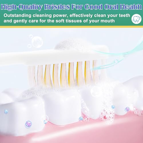 Pack of 240 Disposable Travel Toothbrushes Soft Bristle Individually Wrapped for Kids Adults & Elderly