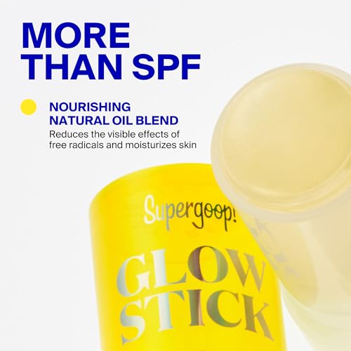 Supergoop! Glow Stick SPF 50 PA++++ Dry Oil Sunscreen 0.7 Ounce - Travel Size