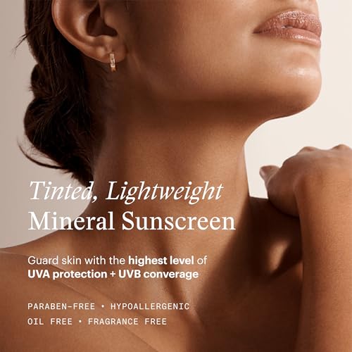 Tinted Mineral Sunscreen SPF 32 for Face - Oily & Combination Skin