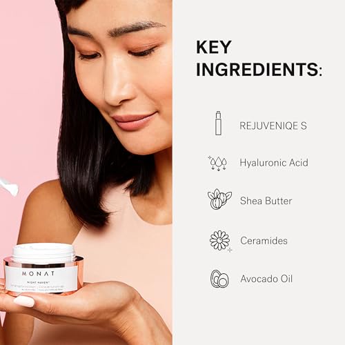 Night Face Moisturizer with Shea Butter & Avocado Oil - Hydrating Anti-Aging Night Cream