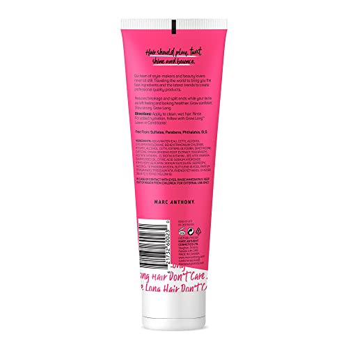 Marc Anthony Strengthening Conditioner, Grow Long - Anti-Frizz, Anti-Breakage & Nourishing Formula For Split Ends, & Hair Growth - Biotin, Vitamin E, Caffeine & Ginseng for Dry & Damaged Hair