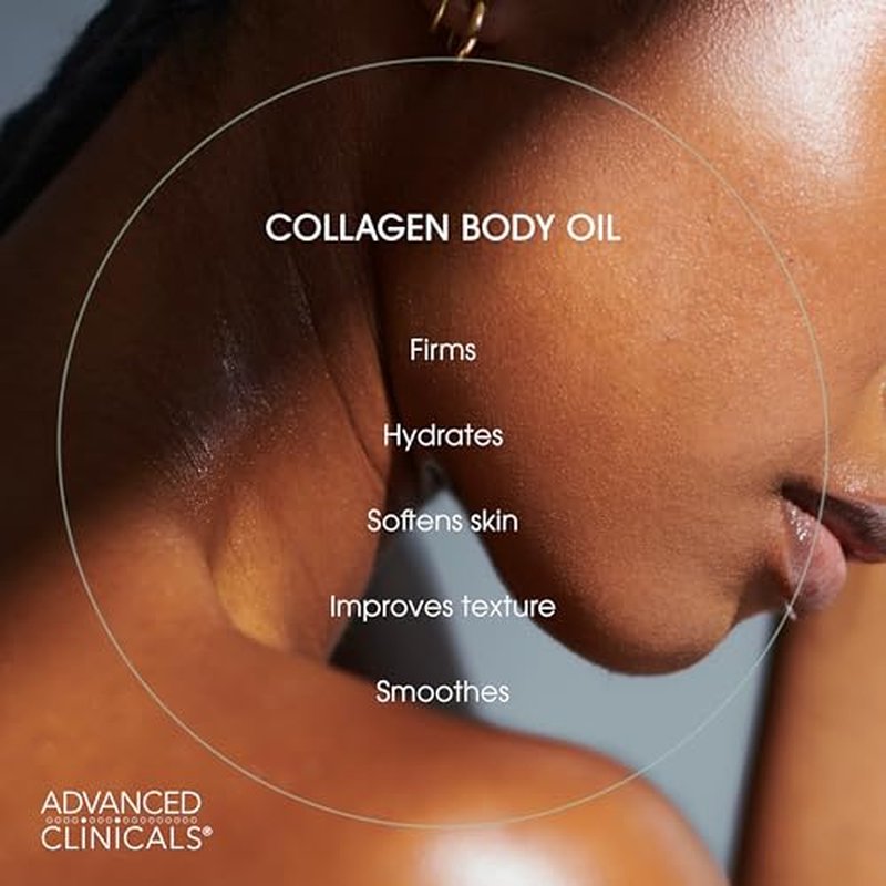 Advanced Clinicals Manuka Honey Hydrating Cream + Collagen Lifting Body Oil Set