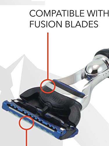 G.B.S Men's Classic 5-Blade Razor with Black Handle - Durable & Comfortable Shaving Tool