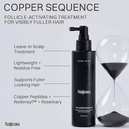 Najeau Copper Hair Loss Treatment for Thinning Hair - Vegan, Paraben-Free