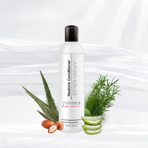 Epiphany Restore Conditioner with Argan & Marula Oils – 8.4 fl oz, pH Balanced, Color Safe