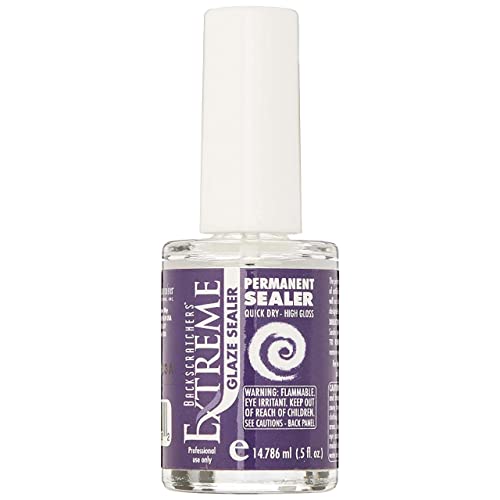 Backscratchers Extreme Glaze Sealer - High Gloss and Quick Dry Polish - Clear Permanent Top Coat