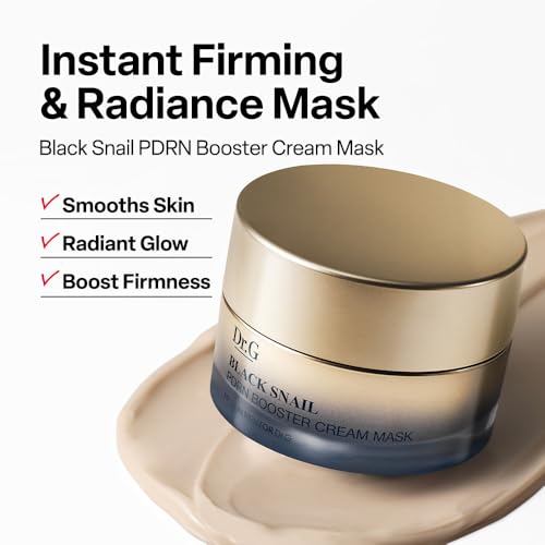 Dr.G Black Snail PDRN Booster Cream Mask - Hydrating & Skin Firming Facial Mask