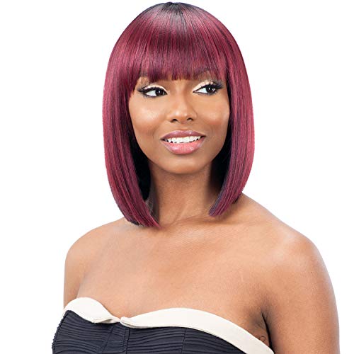 Shake-N-Go FreeTress Equal Lite Wig 001 – Full Wig, 1B Off-Black