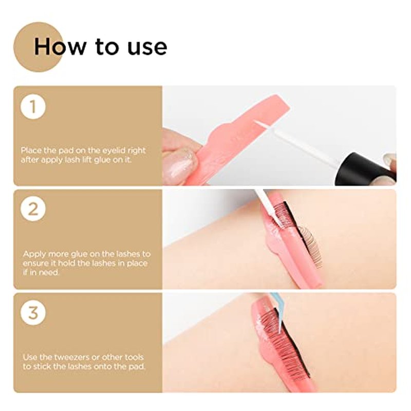 LASHVIEW Lash Lift Glue 2pcs, Eyelash Perm Adhesive, No Irritation and Odorless, 5ML*2
