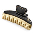 Large Hair Claw Clip for Women - Black, 3 Inch Secure Hair Accessory