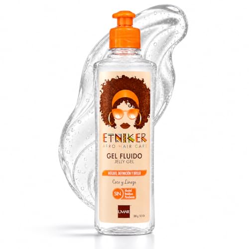 Etniker Hydrating Curl Defining Gel for Wavy & Curly Hair, Soft Hold, No Flakes, 10 oz