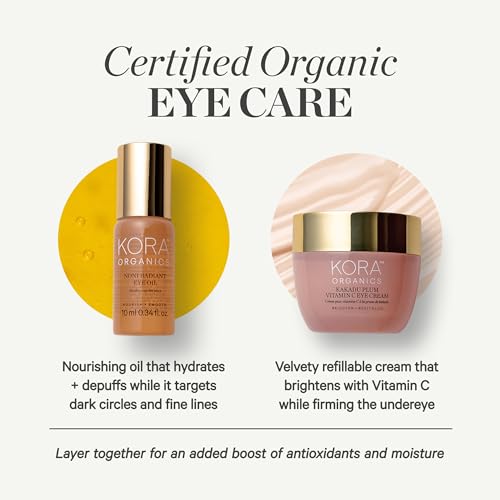 Noni Radiant Eye Oil with Rose Quartz Roller Ball - 0.34 Fl Oz