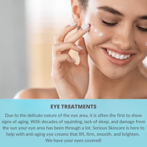 Serious Skincare - Retinol A Eye XR Under Eye Cream Concentrate - Reduce Fine Lines, Dark Circles & Puffiness - Daily Wrinkle Cream - Anti-Aging Skin Care Treatment for Women and Men - 0.5 oz