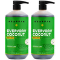 Alaffia Coconut Lime Body Wash 2-Pack - 32 Fl Oz Each, Moisturizing Shower Gel with Shea Butter