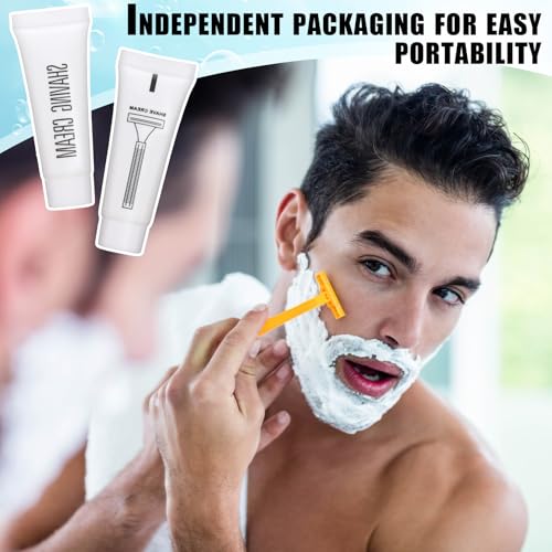 Disposable Shaving Cream Bulk Pack 150 Pcs Travel Size 10ml - Hotel Camping Toiletries