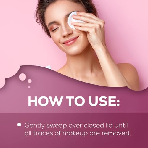 Andrea Eye Q's Oilfree Eye Makeup Remover Pads, 65 Count