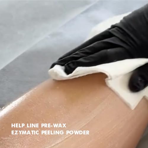 Italwax Help Line Enzymatic Peeling Powder 3.17 oz (90g) ? Gentle Facial Exfoliant with Papain and Bromelain ? Pre-Waxing Skincare ? for Professional and Home Use