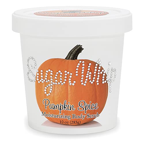 Pumpkin Spice Sugar Scrub - 10 oz Exfoliating Body Polish with Moisturizing Ingredients - Variation of Pumpkin Spice / 10 Ounce
