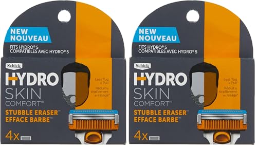 Schick Hydro Stubble Eraser Razor Refills - 4 Count Pack of 2