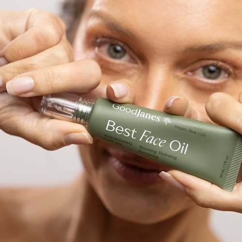 Hydrating Face Oil with Rosehip, Jojoba, Argan & Squalane - All Skin Types, 1 oz