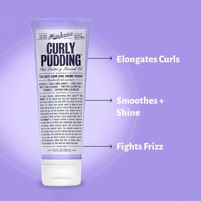 Curly Pudding by Miss Jessies for Unisex - 8.5 oz Cream