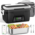 Vabaso 1.2L Cordless Electric Heated Lunch Box - Black with APP Control