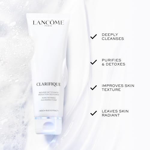 Lanc?me Clarifique Pore Refining Cleanser - With Salicylic Acid for Uneven Skin Tone, Pores, Dullness - 4.2 Fl Oz
