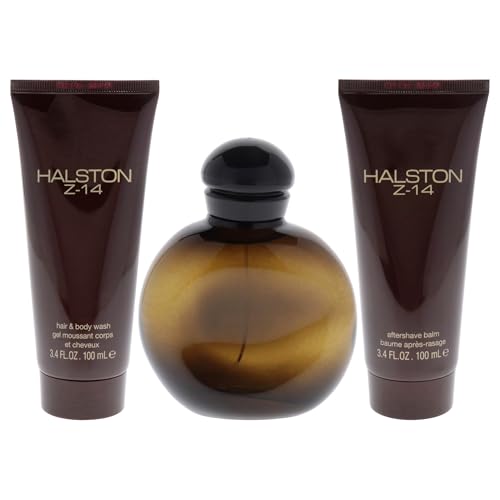 Halston Z-14 Men’s 3oz Gift Set with EDC Spray, After Shave Balm & Hair & Body Wash