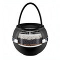 Black Bathtub Water Filter - Removes Chlorine & Lead, BPA-Free