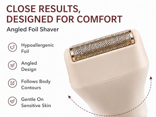 Beige Remington Body & Bikini Trimmer Kit - Waterproof Cordless Shaver for Women