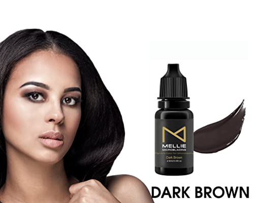 Microblading Pigment Dark Brown 10ml Medical Grade Long Lasting for Permanent Makeup