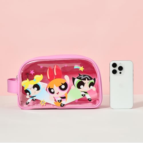Powerpuff Girls Makeup Bag - Large Waterproof Cosmetic Organizer by MINISO