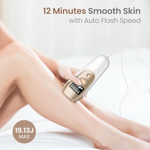 IPL Hair Removal Device for Women - Permanent Hair Reduction in 3 Weeks