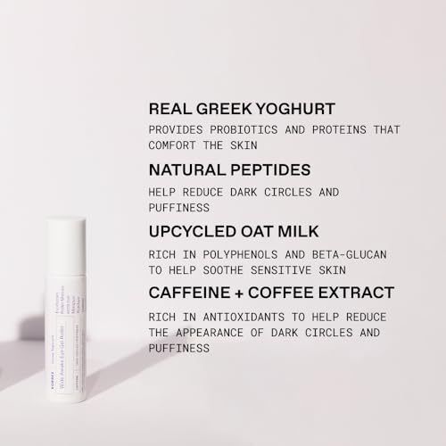 KORRES Greek Yoghurt Wide Awake Eye Gel Serum 0.5 Fl Oz - Cooling Roll-On