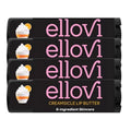 Ellovi Natural Lip Butter Lip Balm - Coffee - Pure Enough to Eat - Made With Just 6 Vegan Ingredients - 100% Natural & Organic Moisturizing Lip Care for All Day Hydration (4-Pack)