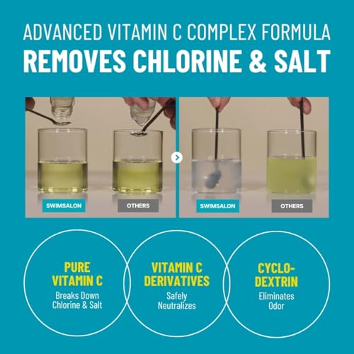 SWIM SALON Chlorine Removal Shampoo for Swimmers, 10.58 oz Pack of 2